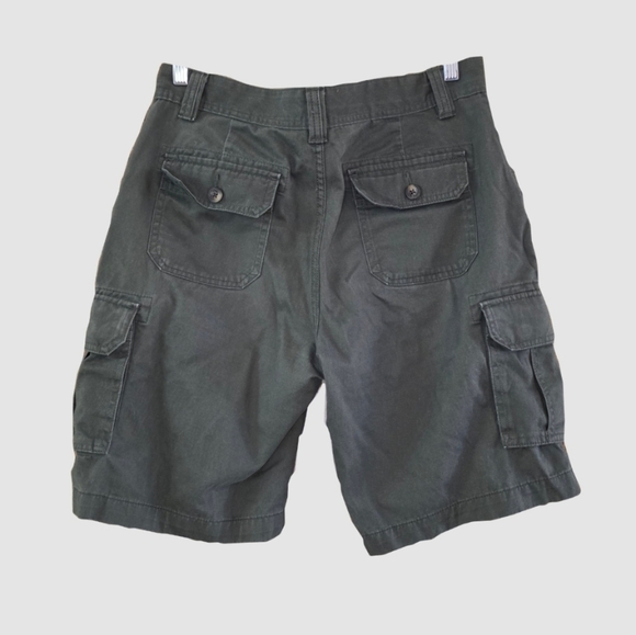 Amazon Essentials Dark Green Cargo Shorts Utility Army Green Shorts - Picture 3 of 16